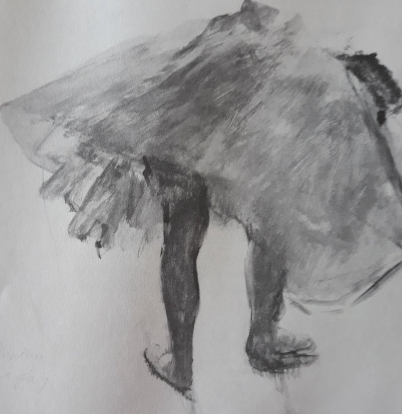 Danseuse vue de dos - Edgar Degas
