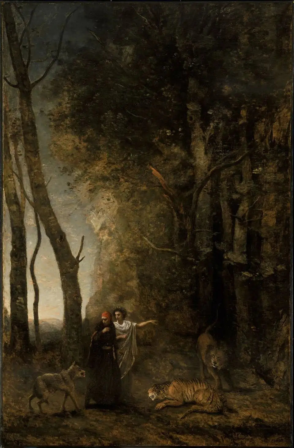 Dante et Virgile - Jean-Baptiste Camille Corot - Alpha Reproduction