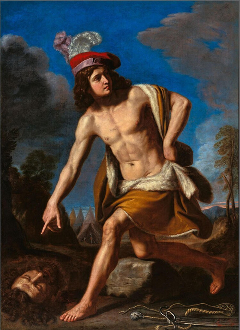 다윗과 골리앗의 머리 - Guercino