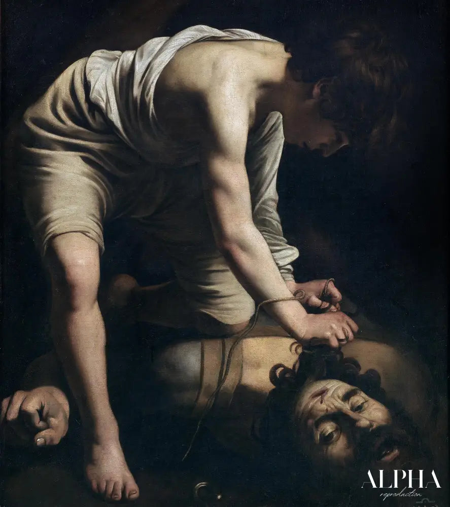 David et Goliath - Caravage - Reproductions de tableaux et peintures haut de gamme