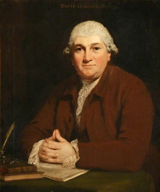 데이비드 가릭 (1717-1779) « 서문 초상화 » - 조슈아 레이놀즈