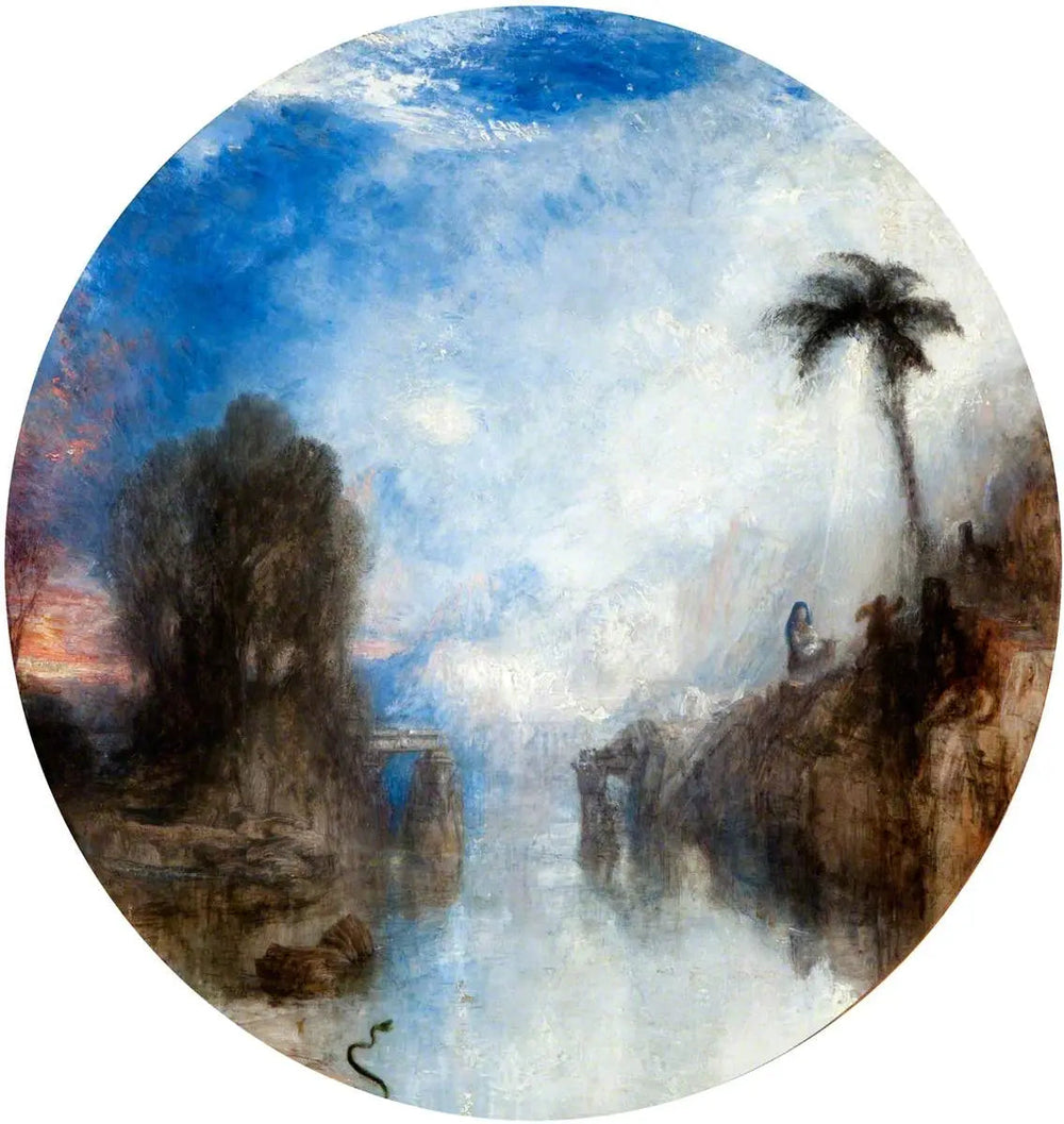Dawn of Christianity (Flight into Egypt) - J. M. W. Turner image 1 copie peinte à la main à l’huile