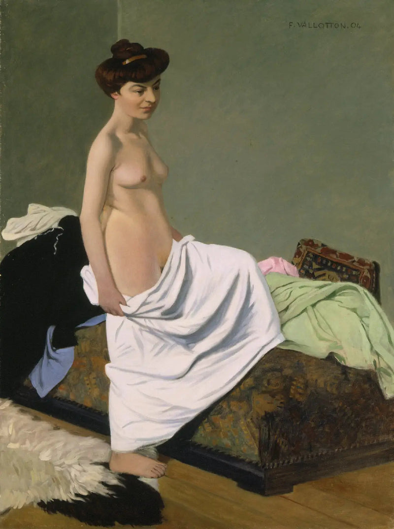 무릎 위에 드레스를 들고 서 있는 나체의 여성 - 펠릭스 발로통

Source:
Debout nue tenant une robe sur ses genoux - Félix Vallotton