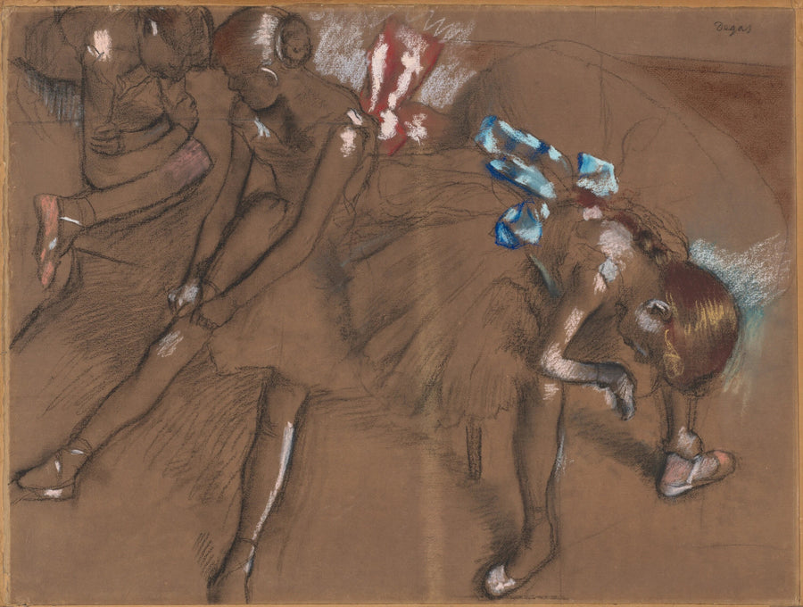 Trois danseuses au repos, vers 1880 – Edgar Degas