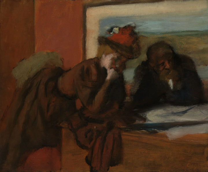 대화, 1885-1895 - Edgar Degas