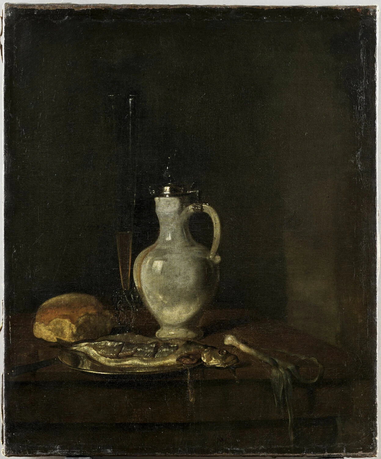 Le Déjeuner de harengs - Gabriel Metsu