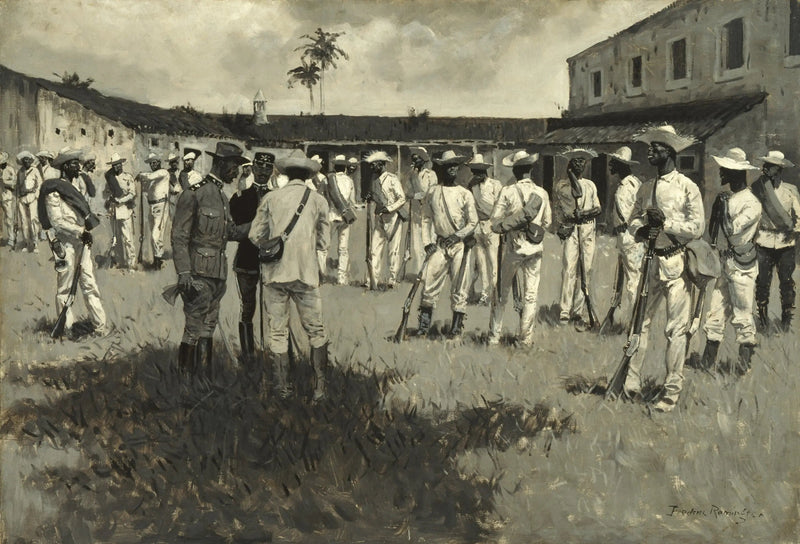 고메스 군대 해체 - 프레데릭 레밍턴

Source:
Démantèlement de l'armée de Gomez - Frederic Remington