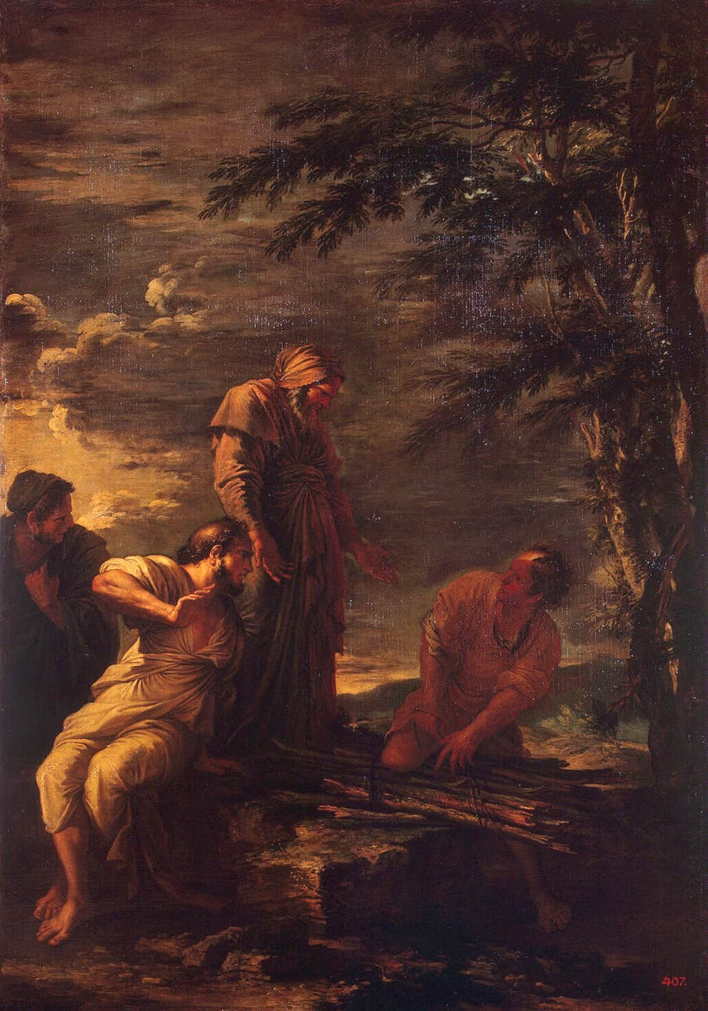 Démocrite et Protagoras - Salvator Rosa image 1 reproduction réalisée par Alpha Reproduction