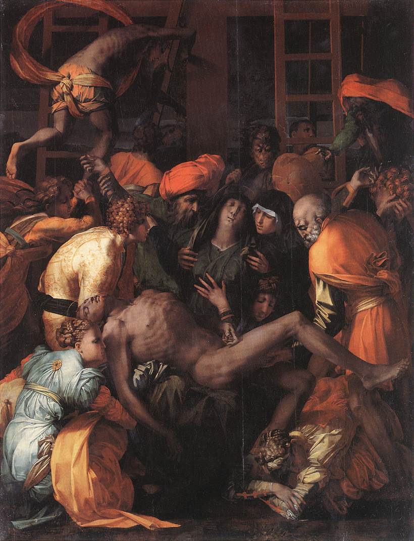Déposition de Croix - Rosso Fiorentino image 1 tableau peint à l’huile sur toile