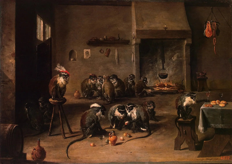 부엌 속의 원숭이들 - 데이비드 테니에르 르 쥬네

Source:
Des singes dans la cuisine - David Teniers le Jeune