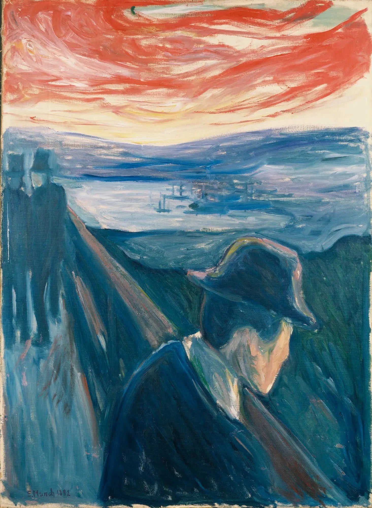Reproduction du tableau « Désespoir - Edvard Munch » par Alpha Reproduction en peinture à l’huile
