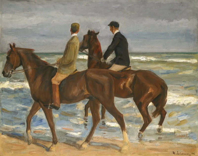 해변의 두 기수 - 막스 리버만