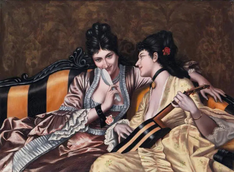 두 여인과 소파 위 - 루이즈 리카르도 팔레로

Source:
Deux dames sur un canapé - Luis Ricardo Falero