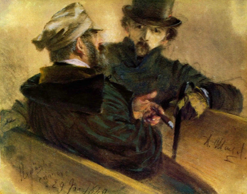 두 명의 유권자가 토론하는 모습 - 아돌프 폰 멘젤

Source:
Deux électeurs en discussion - Adolph von Menzel