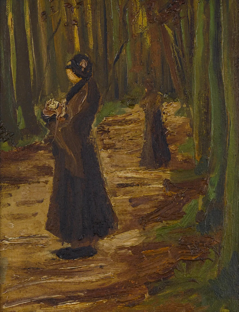 숲 속의 두 여성 - Vincent van Gogh