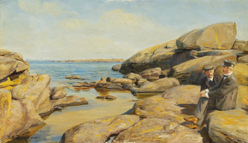 보른홀름 해변의 두 남자 - H. A. Brendekilde

Source:
Deux hommes sur une plage de Bornholm. - H. A. Brendekilde