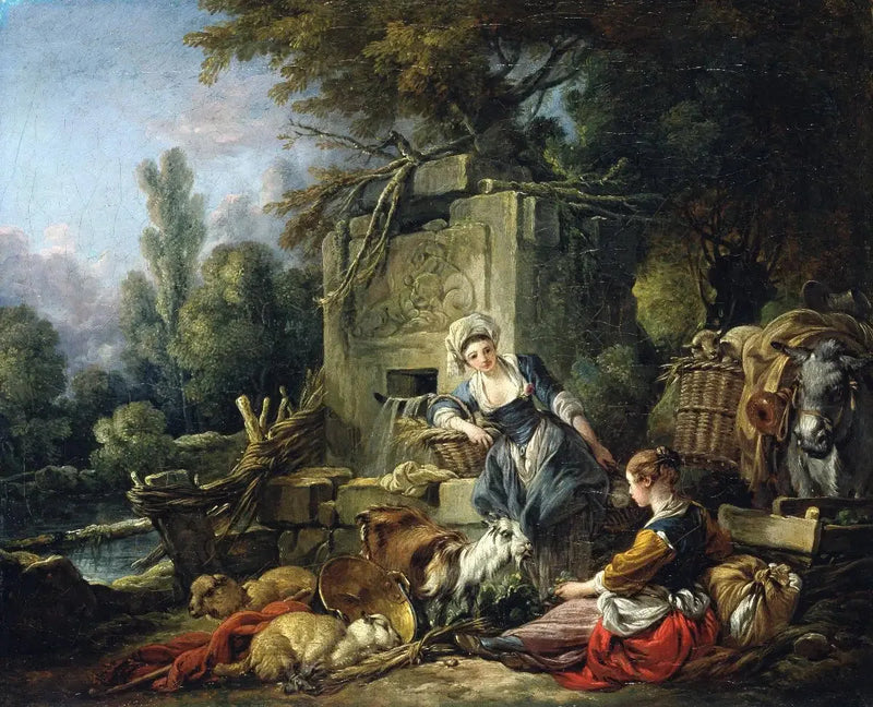 시골 우물가에 있는 두 농부 여성 - 프랑수아 부셰

Source:
Deux paysannes près d'une fontaine rustique - François Boucher
