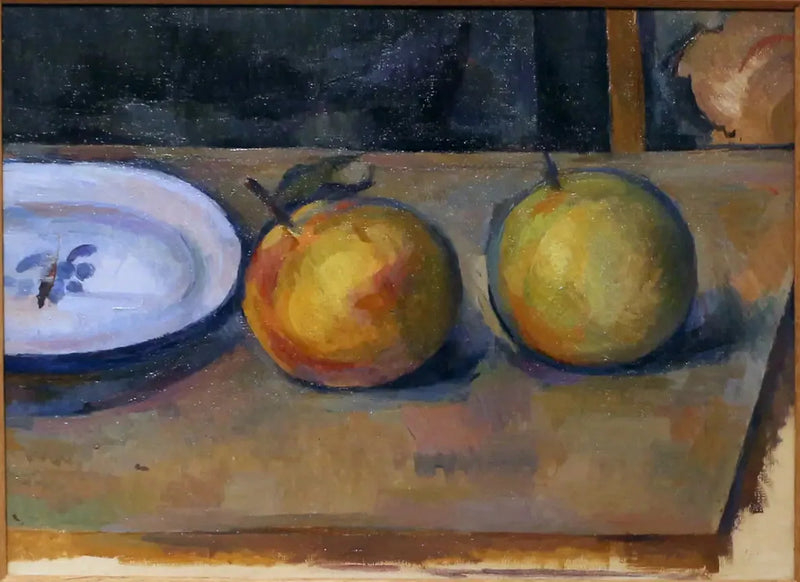 테이블 위의 두 개의 사과 - Paul Cézanne