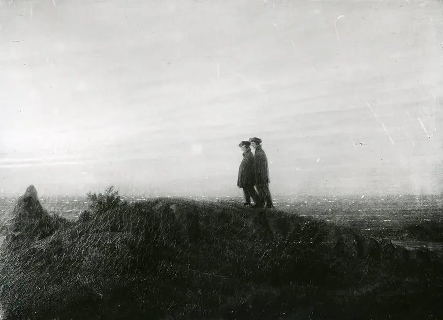 해변의 두 명의 하이커 - 카스파르 다비드 프리드리히
