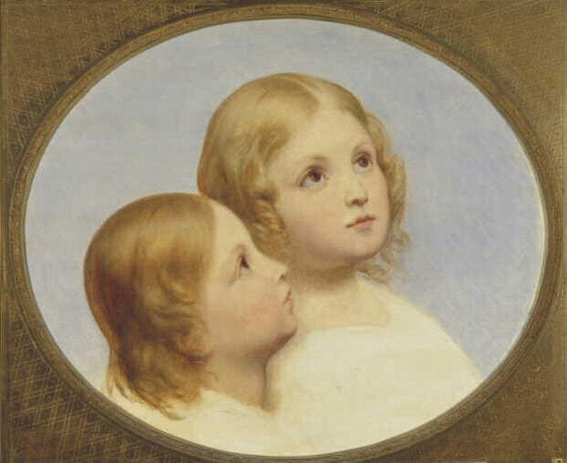 두 어린이의 머리 - Ary Scheffer
