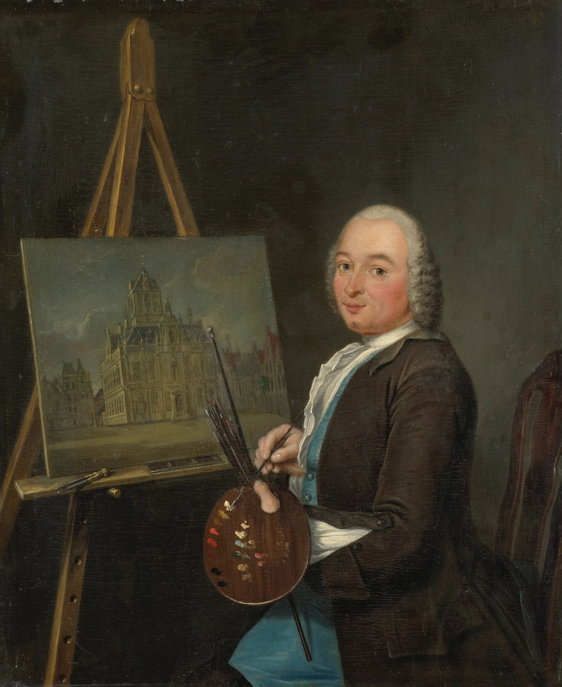 Dix janvier Compe (1713-61). Peintre et marchand d'art à Amsterdam - Tibout Regters