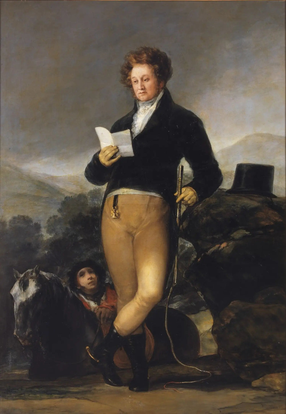 Don Francisco de Borja Tellez Giron, dixième duc d'Osuna - Francisco de Goya image 1 tableau peint à l’huile sur toile