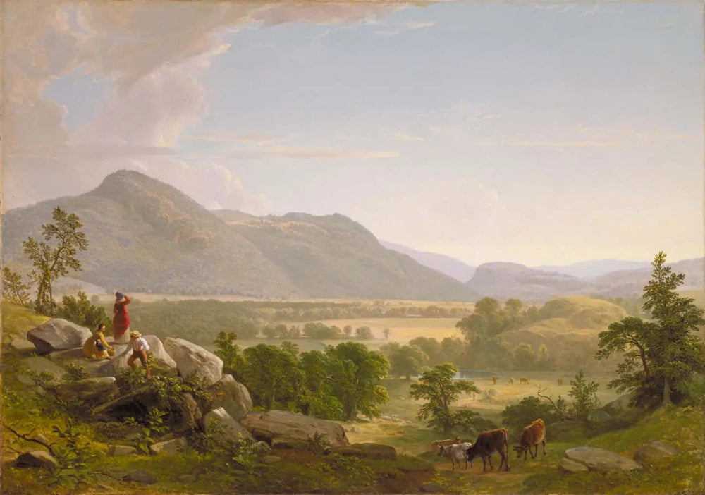 Dover Plains, comté de Dutchess, New York - Asher Brown Durand image 1 copie peinte à la main à l’huile
