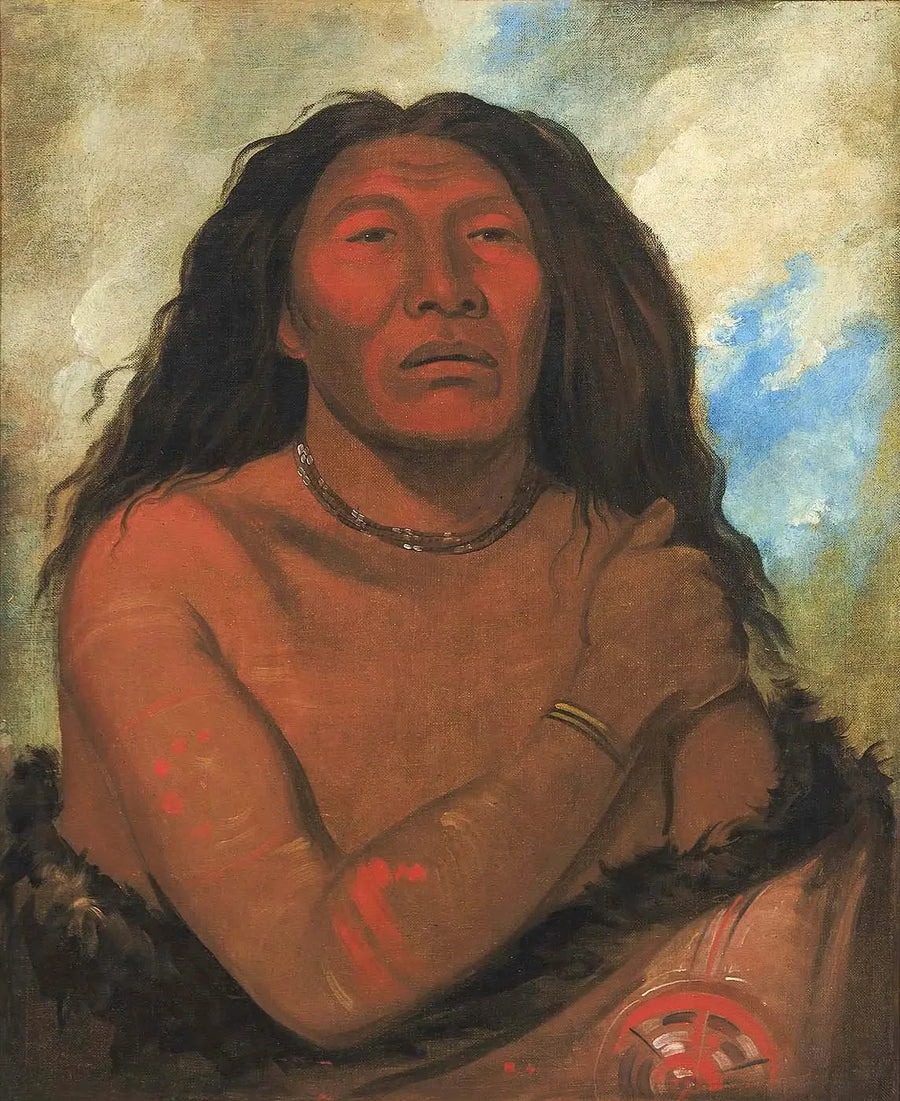 두크기토오시, 우리 루즈, 우아한 전사 - 조지 캐틀린

Source:
Duhk-gits-o-ó-see, Ours Rouge, un guerrier distingué - George Catlin