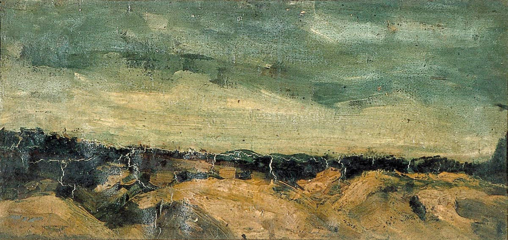 Duinlandschap - Theo van Doesburg image 1 copie de tableau peinte à la main