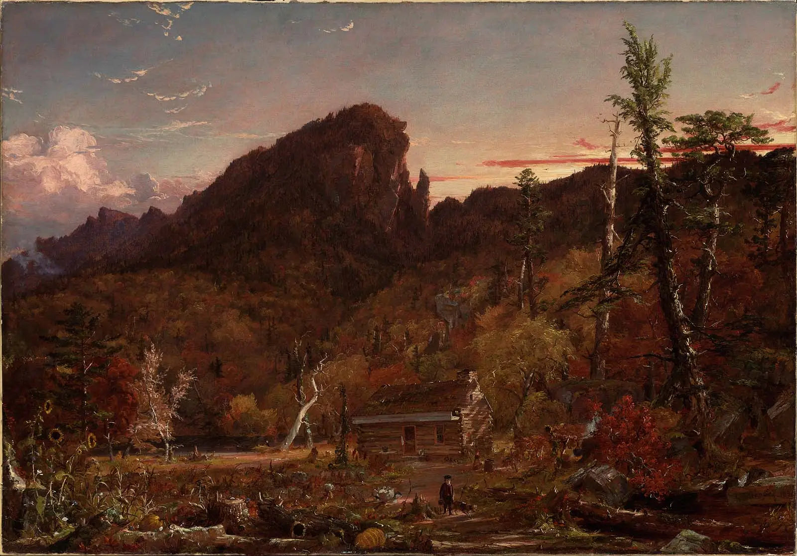 Eagle Cliff, New Hampshire - Jasper Francis Cropsey image 1 copie de tableau peinte à la main