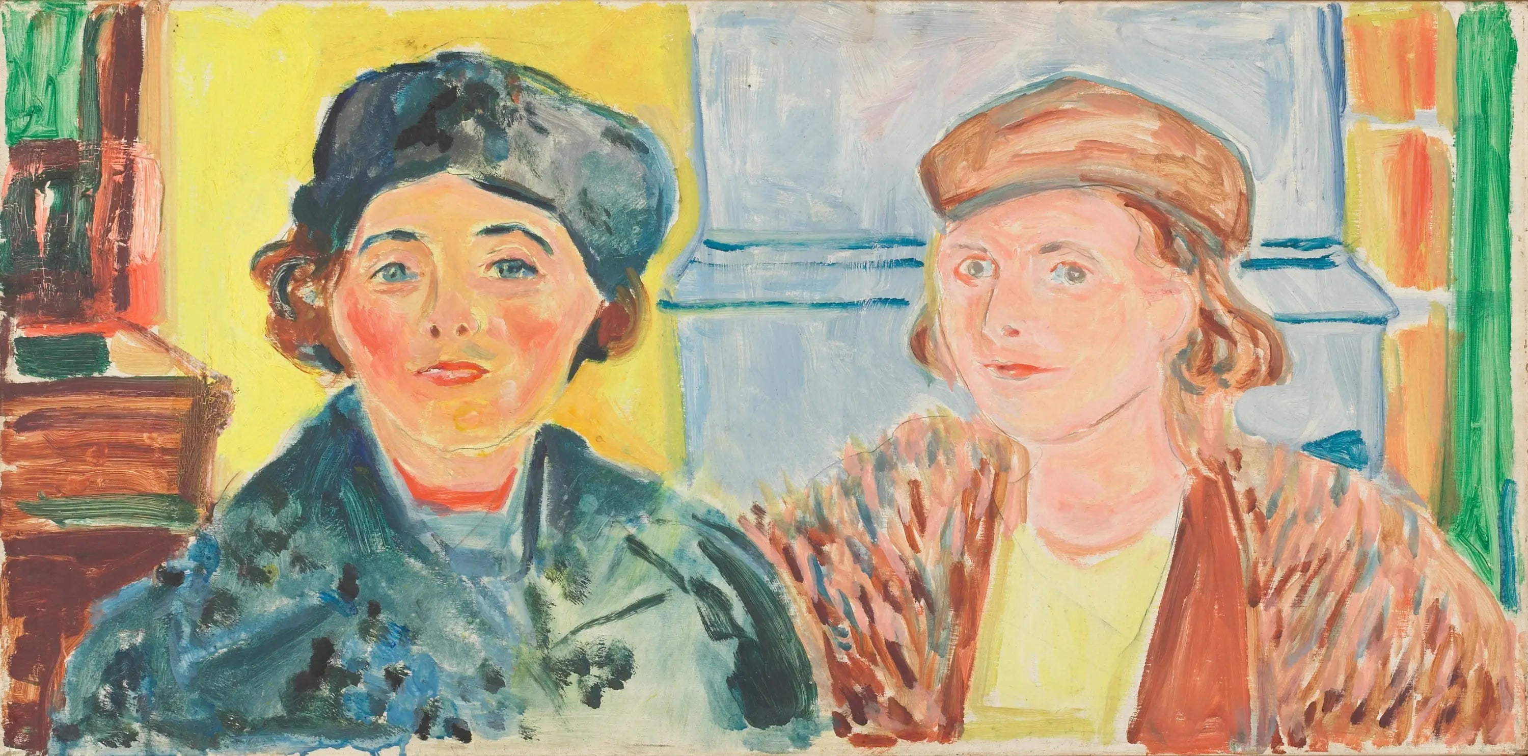 Reproduction du tableau « Ebba Ridderstad et Marika Pauli - Edvard Munch » par Alpha Reproduction en peinture à l’huile