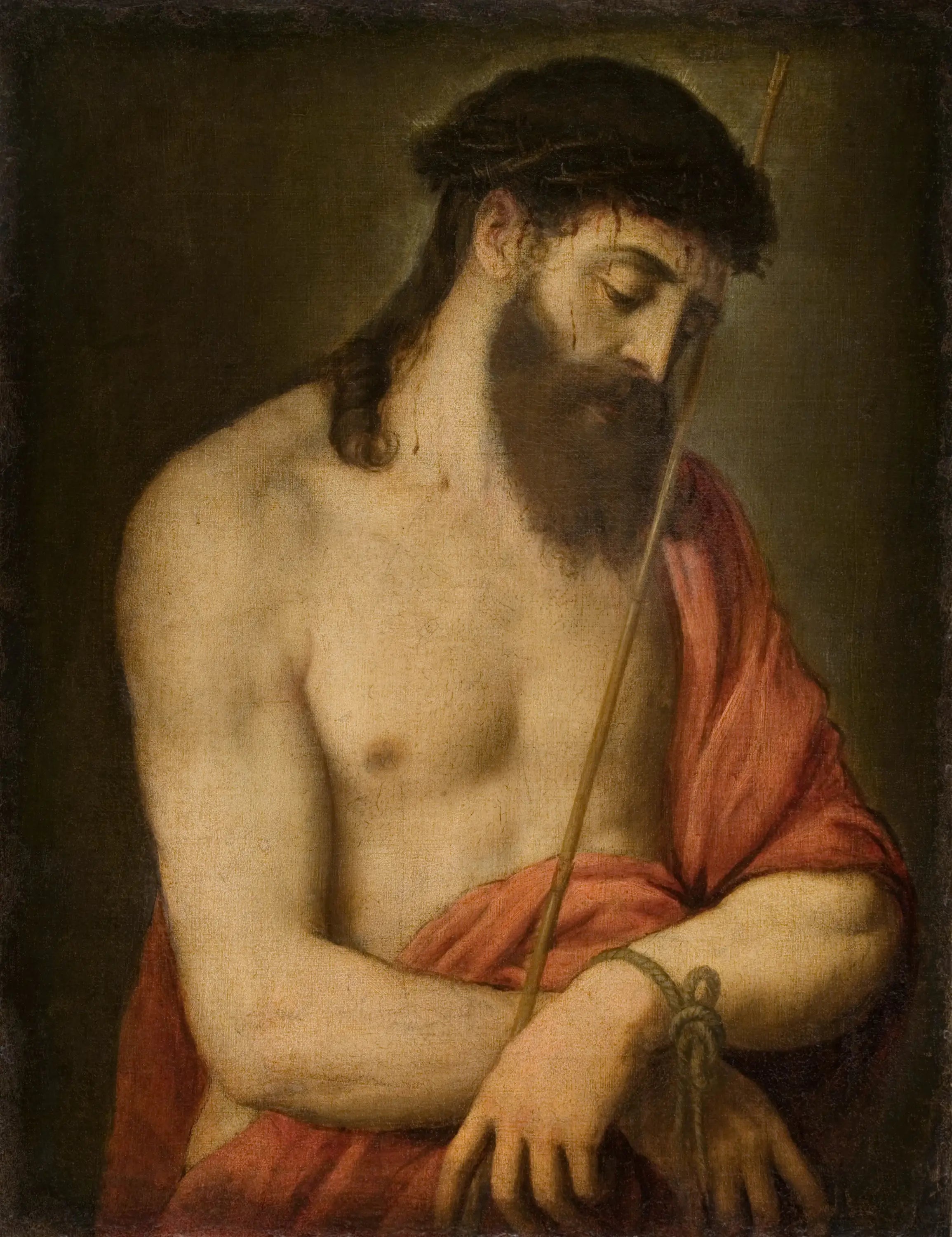 Ecce Homo - Titian image 1 copie peinte à la main à l’huile