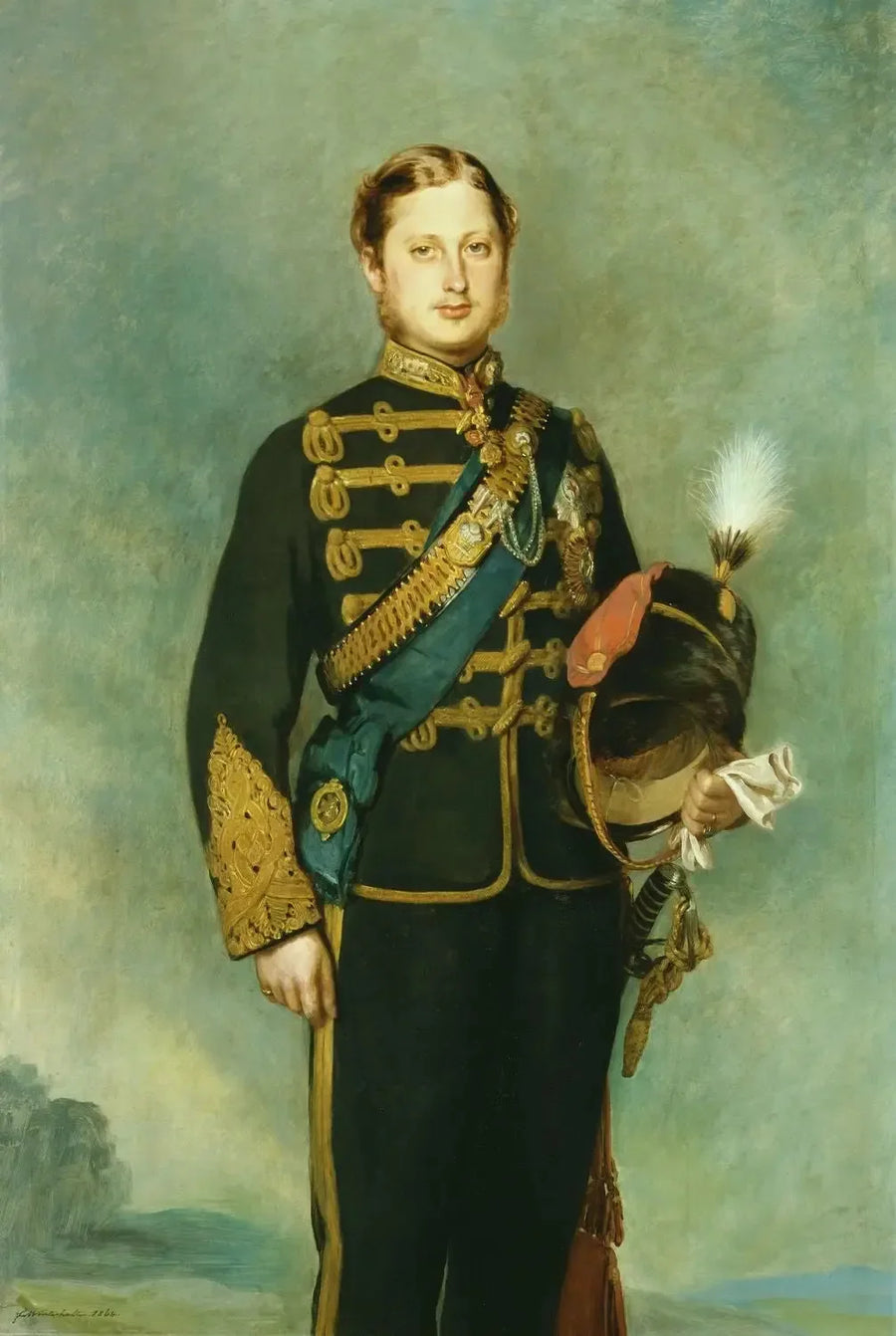 에두아르 7세 (1841-1910) 왕세자 시절 - 프란츠 자베르 윈터할터

Source:
Édouard VII (1841-1910) alors prince de Galles - Franz Xaver Winterhalter