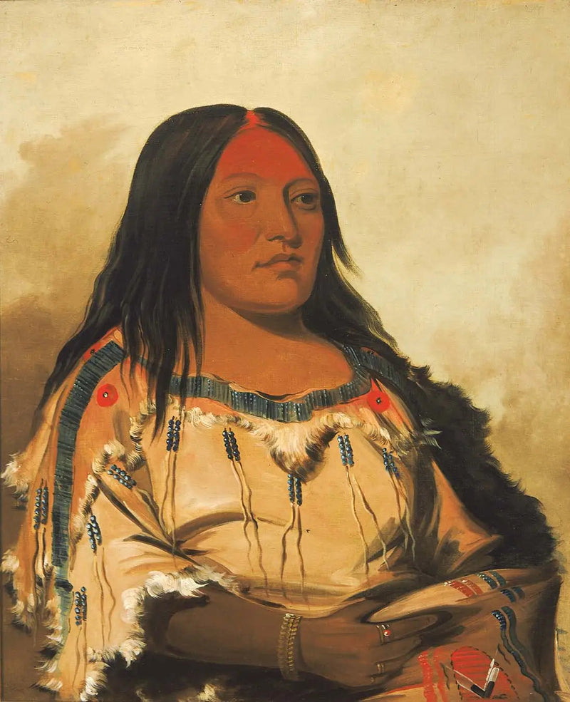 이니스킴, 크리스탈 피에르, 셰프의 아내 - 조지 캐틀린

Source:
Eeh-nís-kim, Pierre de Cristal, Épouse du Chef - George Catlin