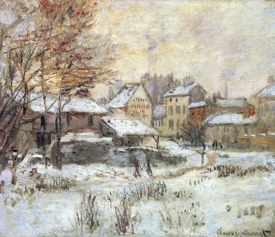 Reproduction du tableau « Effet de neige, soleil couchant - Claude Monet » par Alpha Reproduction en peinture à l’huile