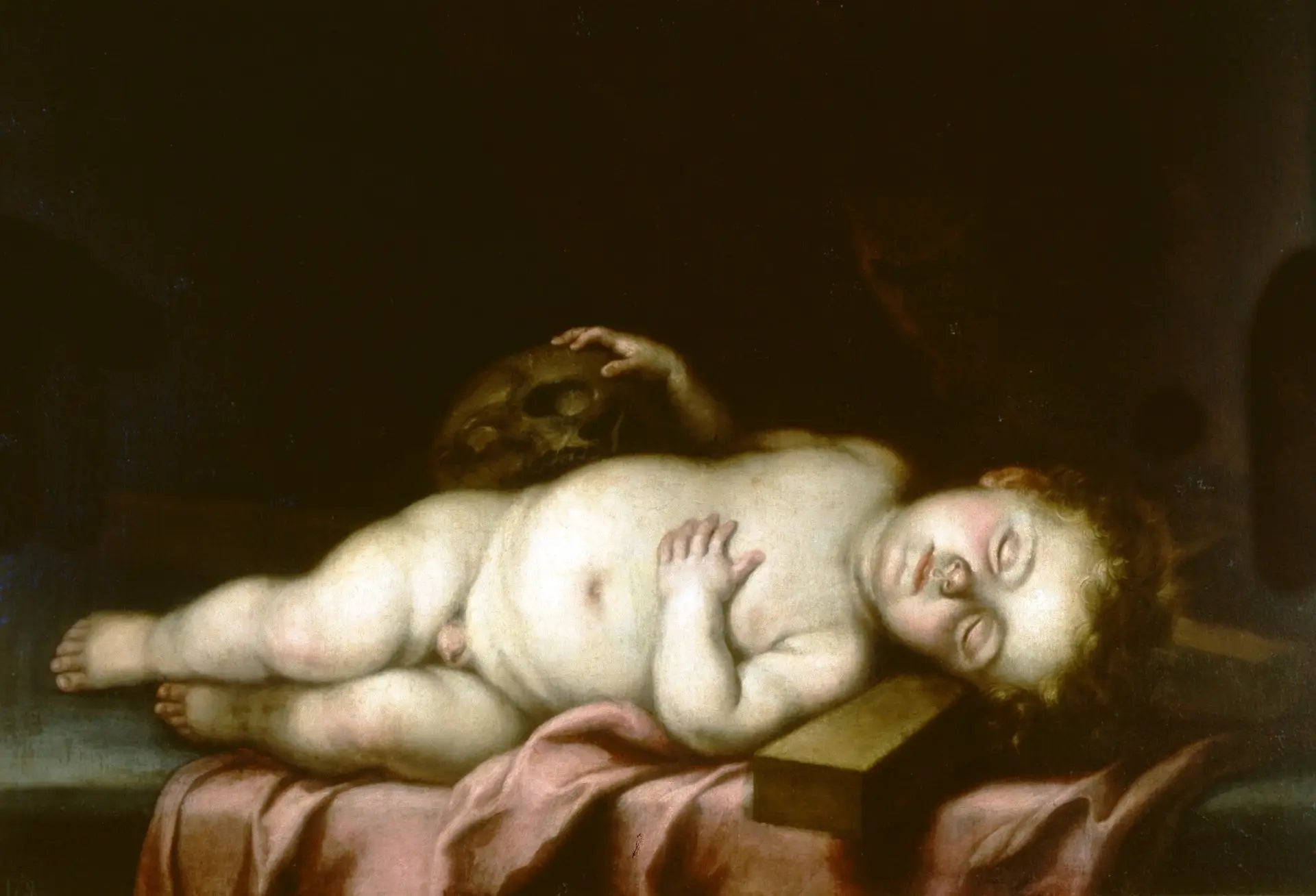 El Niño Jesús dormido sobre la cruz - Bartolomé Esteban Murillo image 1 reproduction artisanale de tableau