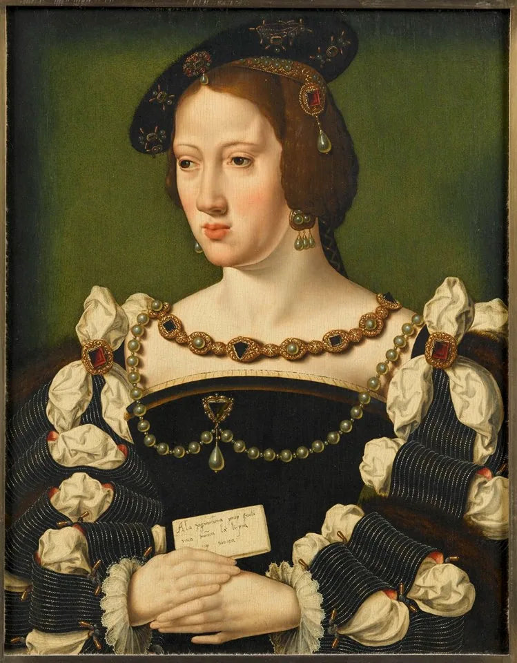 에레노르 오스트리아 (1498-1558), 프랑스 왕비 - Joos van Cleve