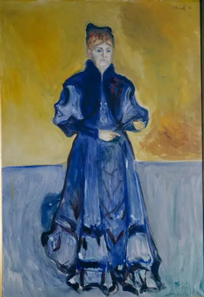 Reproduction du tableau « Élisabeth Förster-Nietzsche - Edvard Munch » par Alpha Reproduction en peinture à l’huile
