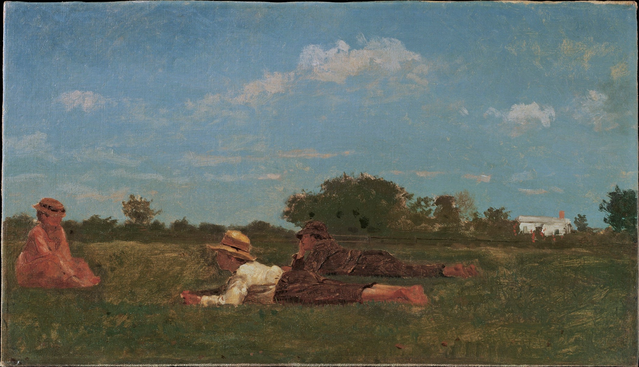 Enchanté - Winslow Homer image 1 tableau peint à l’huile sur toile
