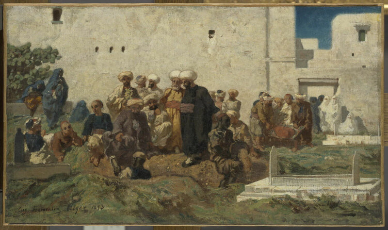 Enterrement maure - Eugène Fromentin