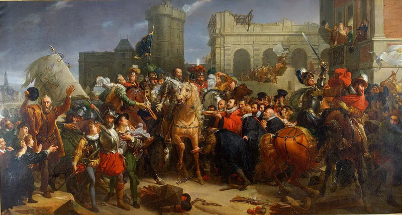 앙리 4세의 파리 입성, 1594년 3월 22일 (1817) - 프랑수아 제라르

Source:
Entrée d'Henri IV à Paris, 22 mars 1594 (1817) - François Gérard