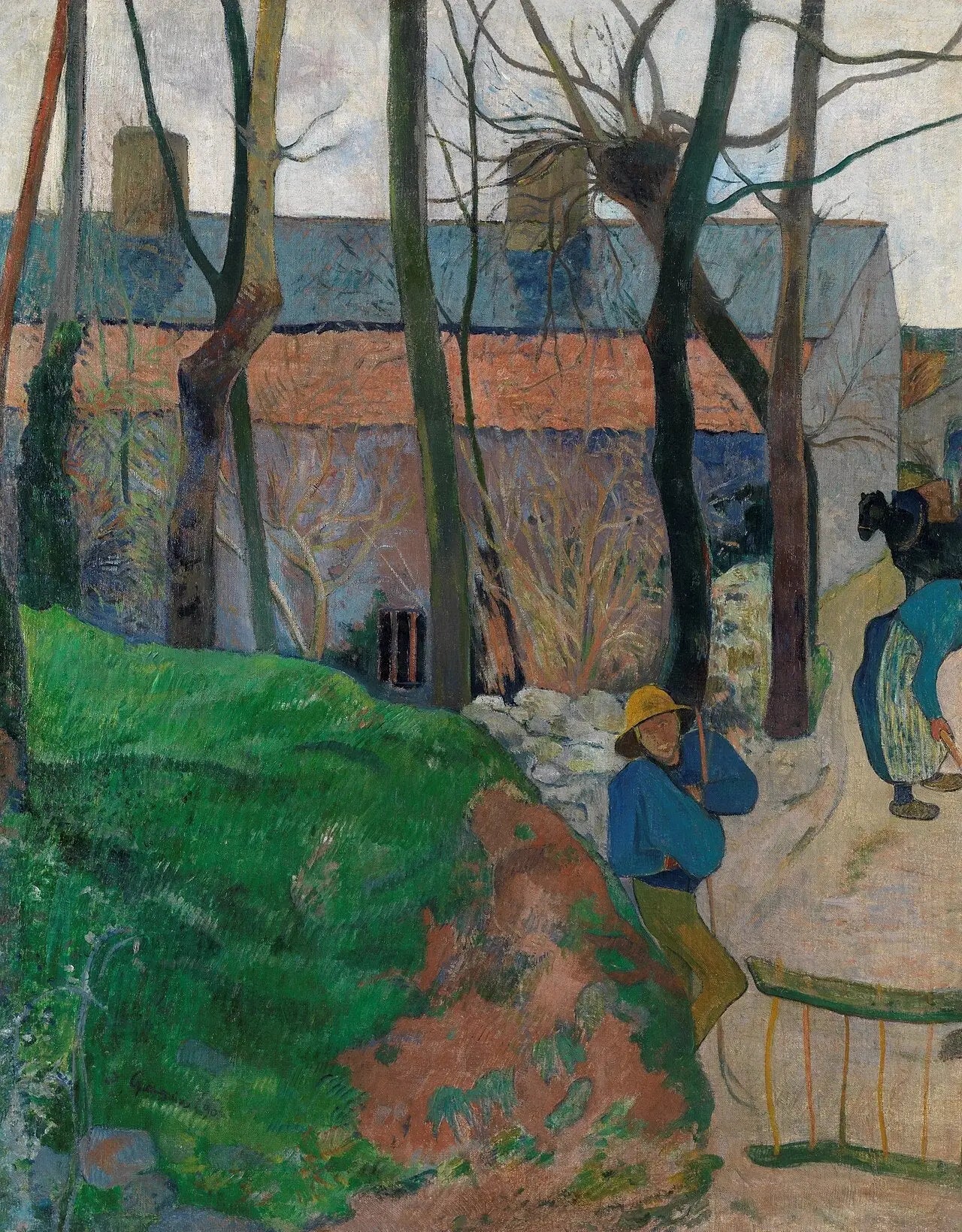 Reproduction du tableau « Entrée de ferme - Paul Gauguin » par Alpha Reproduction en peinture à l’huile