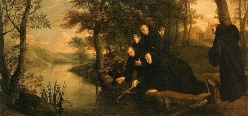 성 베네딕트의 삶의 에피소드: 그의 손잡이에 부착된 도끼 - 필리프 드 샹파뉴

Source:
Épisodes de la vie de saint Benoît : La hache rattachée à son manche - Philippe de Champaigne