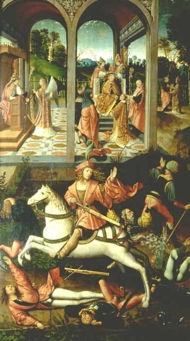 Épisodes de la vie de saint Hubert de Lituanie - Jacob Cornelisz van Oostsanen - Alpha Reproduction