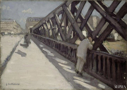 Esquisse pour le Pont de l'Europe - Caillebotte - Reproductions de tableaux et peintures haut de gamme