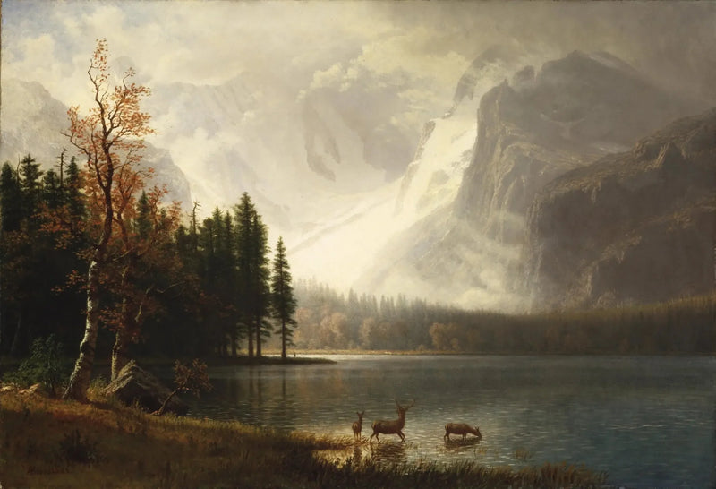에스테스 파크, 콜로라도, 와이트 호수 - 알버트 비어슈타트

Source:
Estes Park, Colorado, lac Whyte - Albert Bierstadt