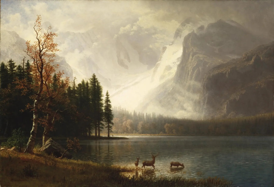 에스테스 파크, 콜로라도, 와이트 호수 - 알버트 비어슈타트

Source:
Estes Park, Colorado, lac Whyte - Albert Bierstadt