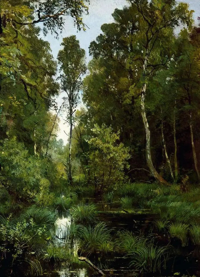 숲 가장자리의 식생으로 뒤덮인 연못. 시베르스카야 - 이반 치치킨

Source:
Étang envahi par la végétation à l'orée de la forêt. Siverskaya - Ivan Chichkine