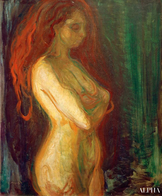 Étude de nu féminin - Edvard Munch - Reproductions de tableaux et peintures haut de gamme