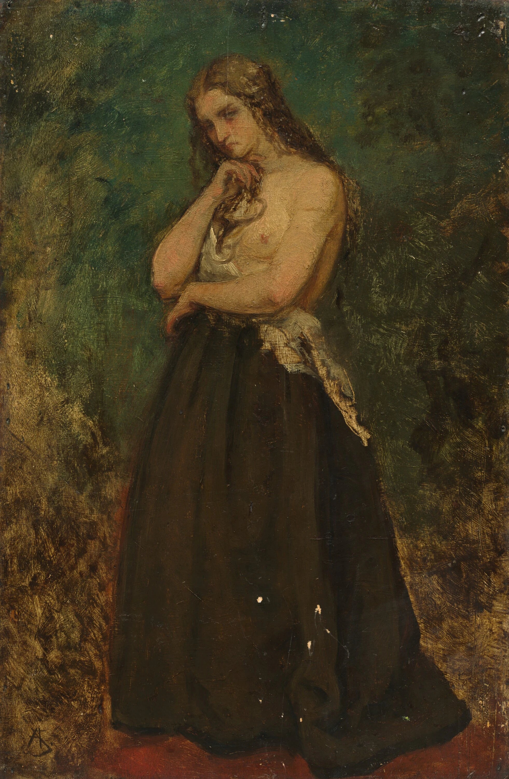 Etude d'un modèle - Alfred Stevens